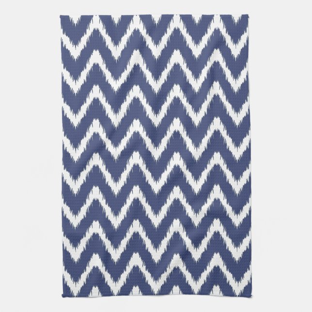 Blueberry Southern Cottage Chevrons Kökshandduk (Vertikal)