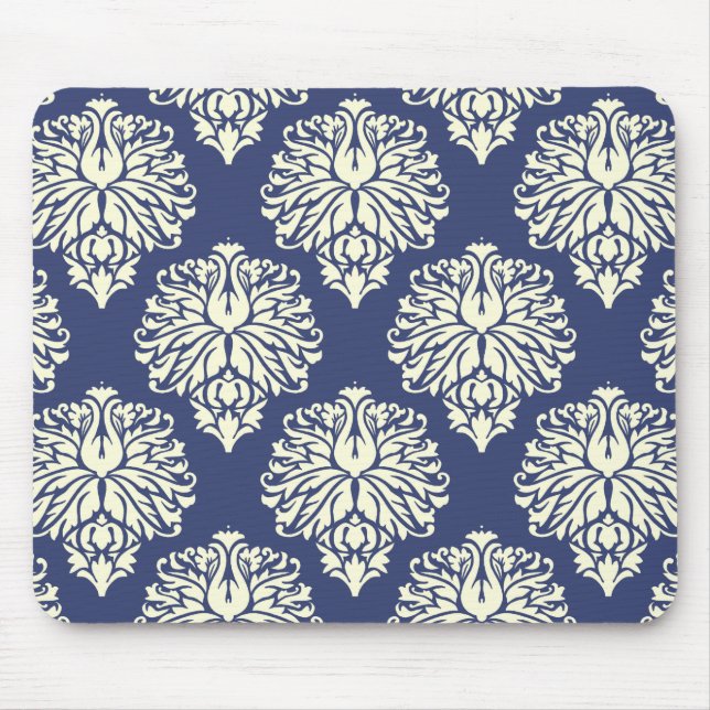 Blueberry Southern Cottage Damask Musmatta (Framsidan)