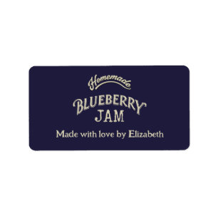 Blueberry Sylt Adressetikett
