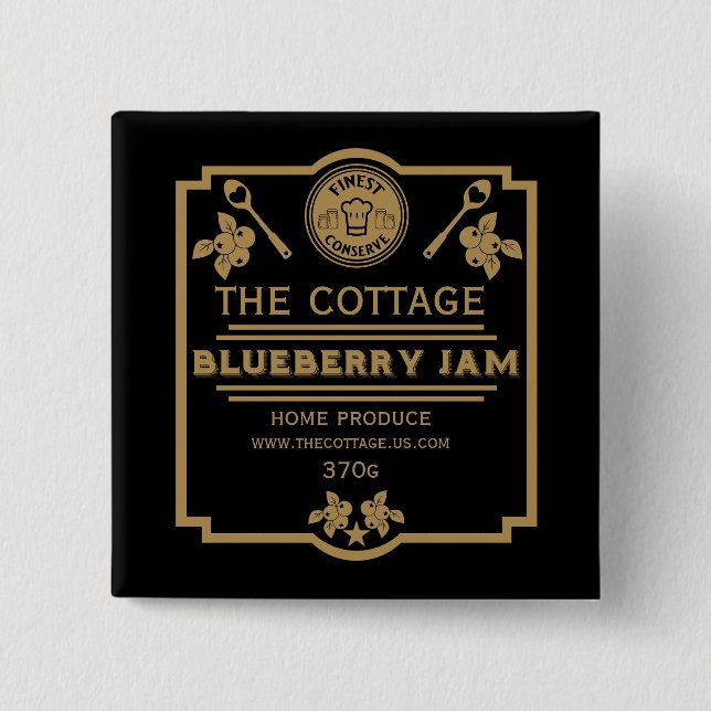 Blueberry Sylt Seller Knapp (Framsida)
