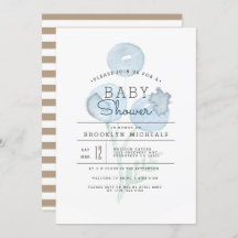 Blueberry Trio | Berry Watercolor Baby Shower