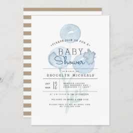 Blueberry Trio | Berry Watercolor Baby Shower Inbjudningar