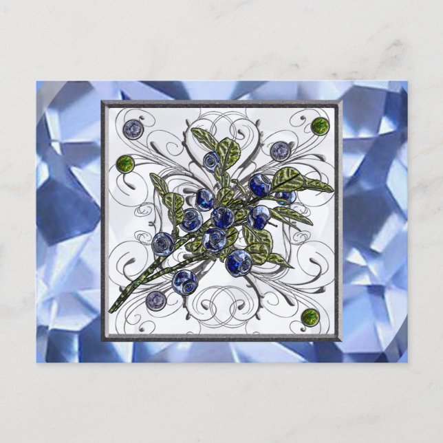 Blueberry Vykort (Framsida)