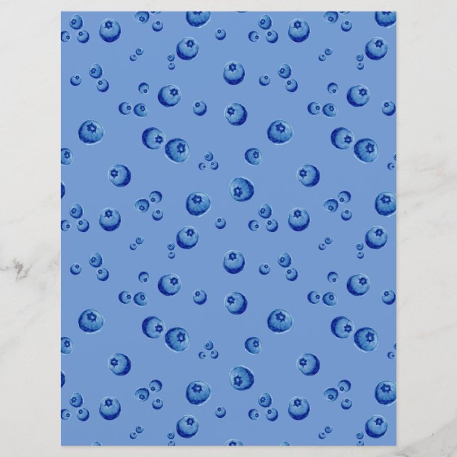 Blueberry Watercolor (Framsida)