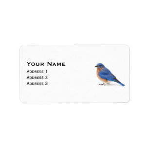 Bluebird Adressetikett