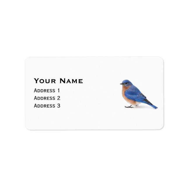 Bluebird Adressetikett (Framsidan)