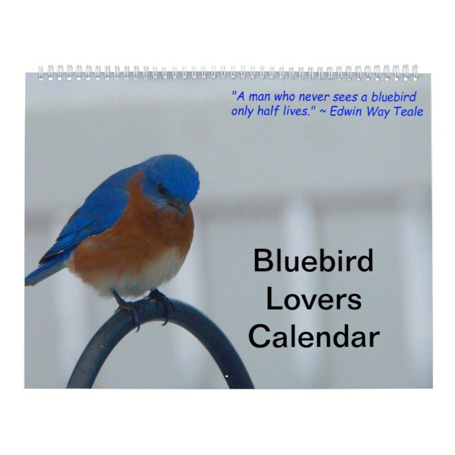 Bluebird Älskare Kalender (Omslag)