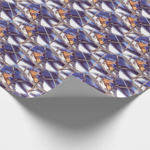 Bluebird Animal Natature Art Mönster Presentpapper