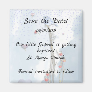 Bluebird Baby Shower Magnet