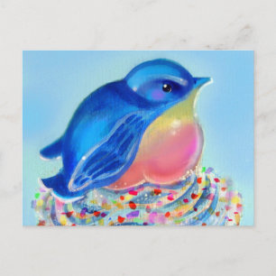Bluebird Cupkaka Surprise Vykort