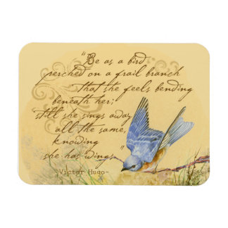 Bluebird Dikt Magnet
