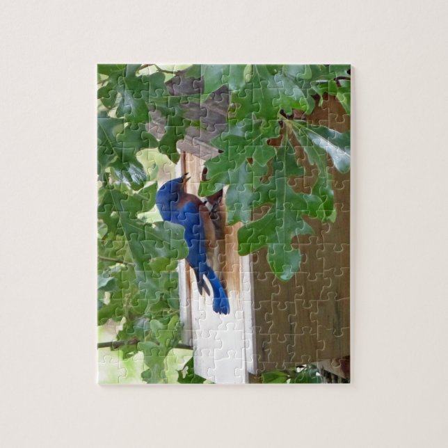 Bluebird hemma pussel (Vertikal)