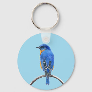Bluebird Keychain Nyckelring