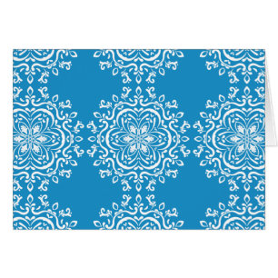 Bluebird Mandala Hälsningskort