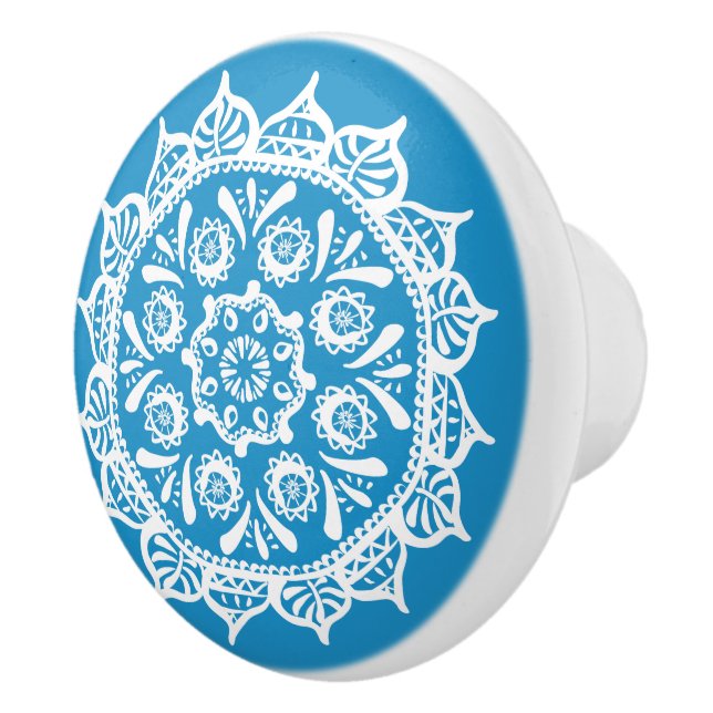 Bluebird Mandala Knopp (Höger)
