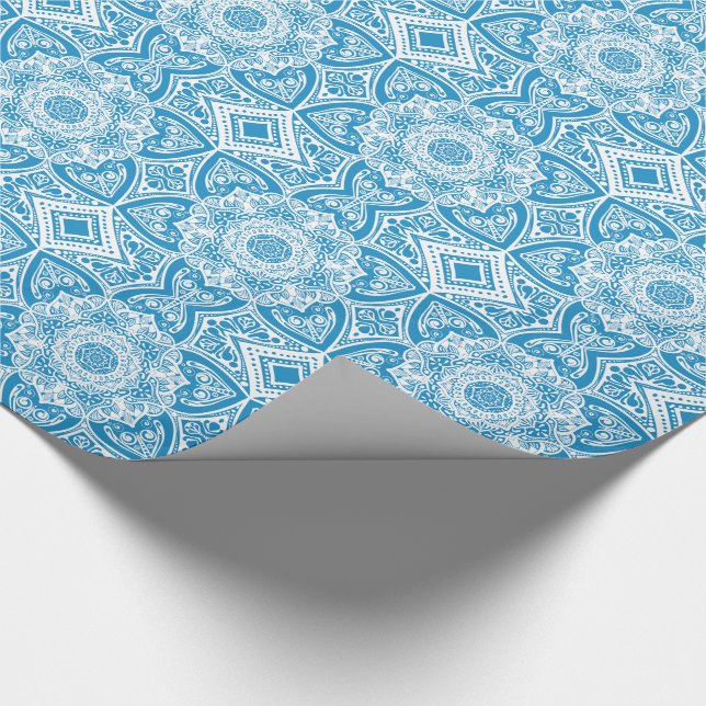 Bluebird Mandala Presentpapper (Hörn)