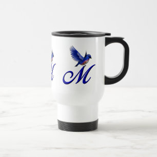 Bluebird Monogram Initial M-Elegant Resemugg