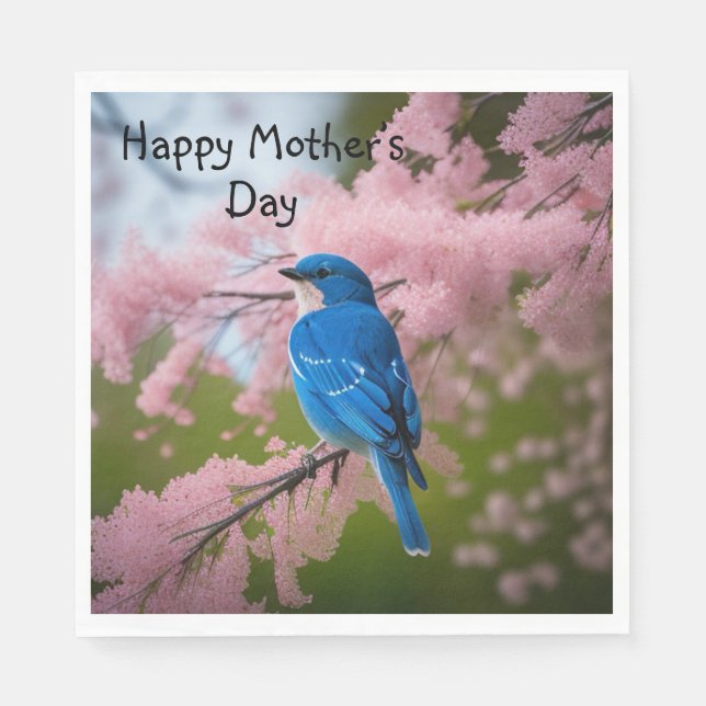Bluebird Mor's Day Pappersservett (Framsidan)