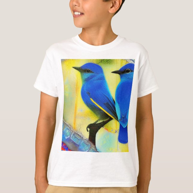 Bluebird of Happiness T-Shirt (Framsida)