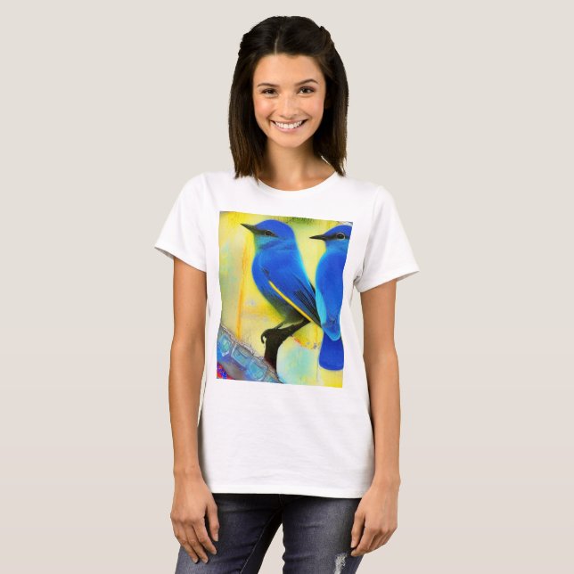 Bluebird of Happiness T-Shirt (Hel framsida)
