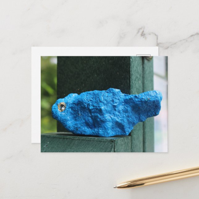 Bluebird Sten Vykort (Fram/Back In Situ)