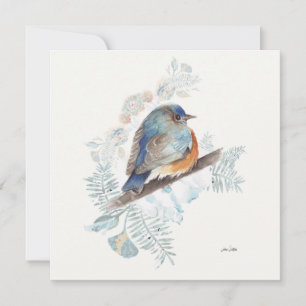 Bluebird Watercolor Art