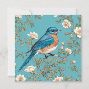 Bluebird William Morris Inspired Turqis