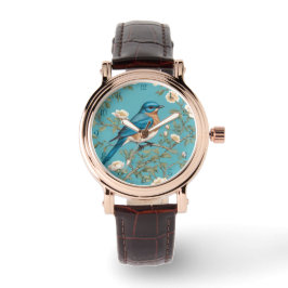 Bluebird William Morris Inspired Turqis Armbandsur