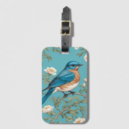 Bluebird William Morris Inspired Turqis Bagagebricka