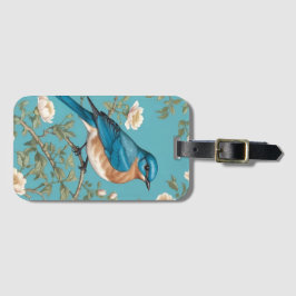 Bluebird William Morris Inspired Turqis Bagagebricka