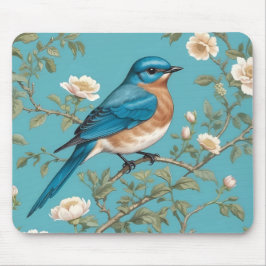 Bluebird William Morris Inspired Turqis Musmatta