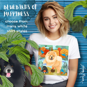 BLUEBIRDS AV HÄRSKILDA KÄRNVITA stilar T Shirt