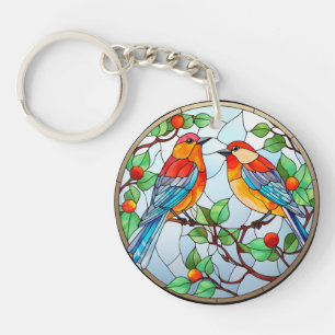 Bluebirds av sötglasaktigt glas