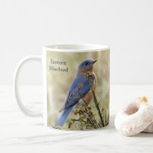 Bluebirds Coffee Mugg by BirdingCollectibles