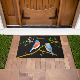 Bluebirds Large Doormat