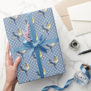 Bluebirds på Polka dots Presentpapper