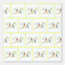 Bluebirds Peel och Stick Tapet