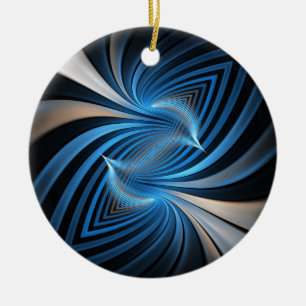 BluebirdsFractal Julgransprydnad Keramik