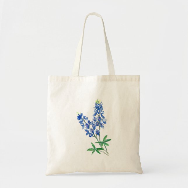 Bluebonnet 3 Tote Bag Tygkasse (Framsidan)
