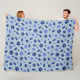 Bluebonnet Djurälskare Blanket - Texas Blommigt Th Fleecefilt