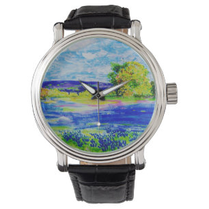 bluebonnet fält armbandsur