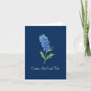 Bluebonnet Flowers Texas Elegant Art Anteckningskort