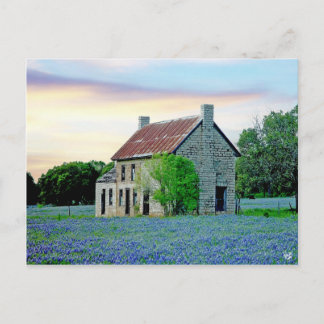 Bluebonnet House, Marble Falls, TX Vykort