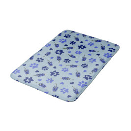 Bluebonnet Hund Bowl Mat - Texas Matande Mat Badrumsmatta