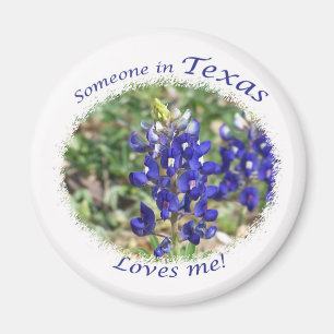 Bluebonnet någon i Texas älskar mig magneten Magnet