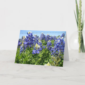 Bluebonnet Notecard Kort