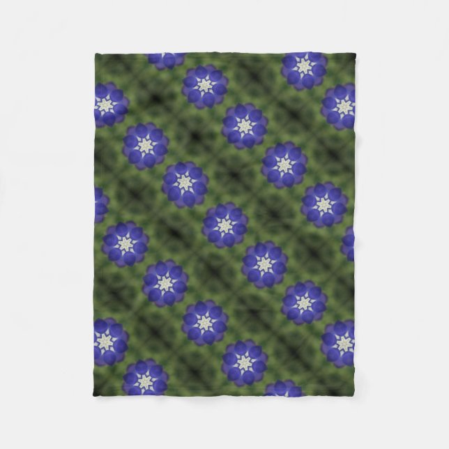 Bluebonnet Symmetry Fleecefilt (Framsidan)