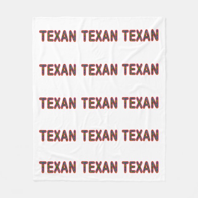 Bluebonnet Texan Fleecefilt (Framsidan)