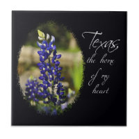 Bluebonnet "Texas som hemmet av min hjärta" belägg