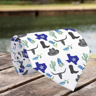 Bluebonnet Texas Wildblommor Watercolor Mönster Slips